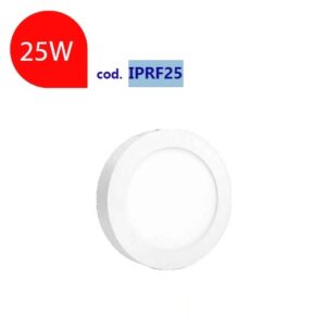 Pannello LED da Parete Rotondo 25w IP65 1875 Lumen Luce Natura